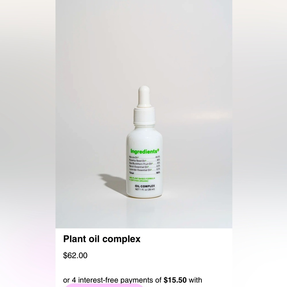 BNIB OIL COMPLEX OIL